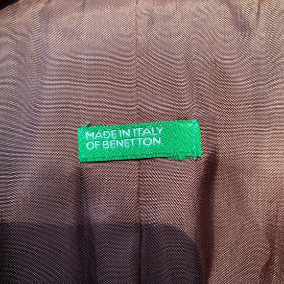 Brown united colors of Benetton suit size 44, but fits a six or an eight - Picture 5 of 6